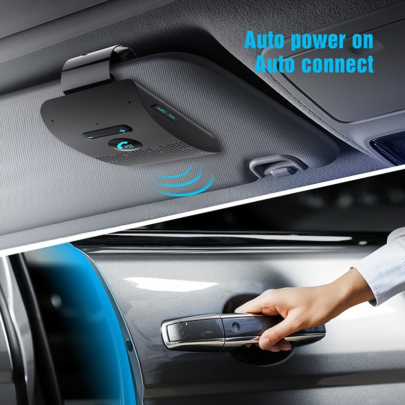 Wireless Car Speakerphone – Hands-Free Calls & Music on the Go