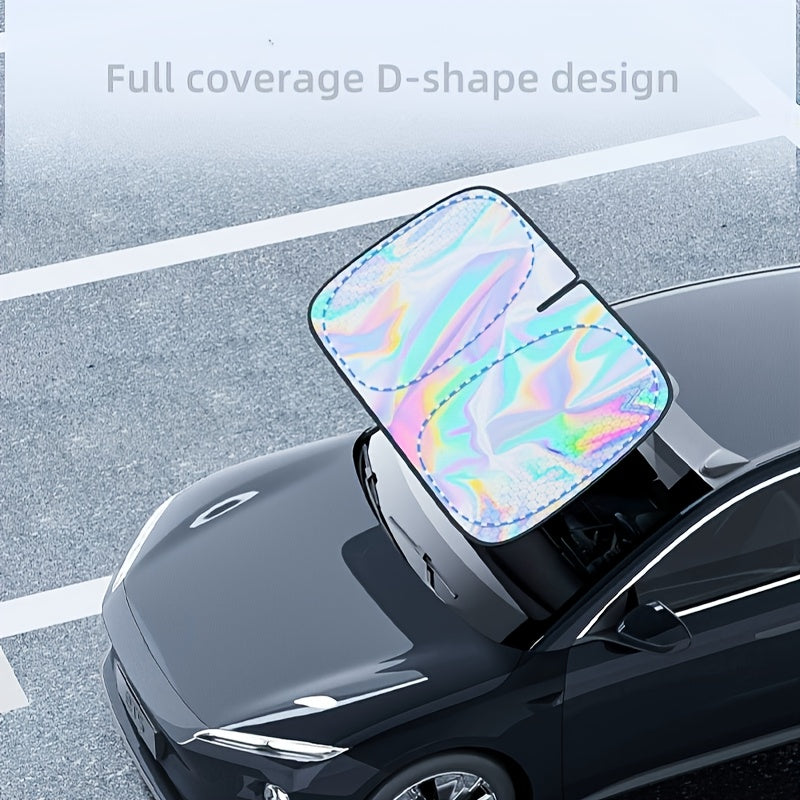 Titanium Laser Car Sunshade – UV Block & Heat Shield