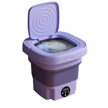 غسالة ملابس صغيرة قابلة للطي - اغسل في أي مكان وفي أي وقت