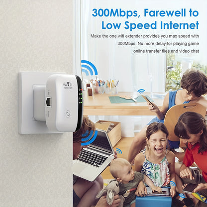 WiFi Extender – Long Range, Plug & Play Boost