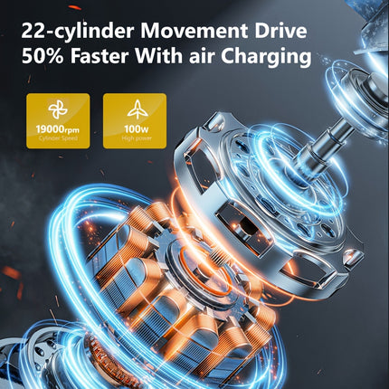 منفاخ إطارات رقمي من CaRSun - طاقة محمولة وضغط دقيق