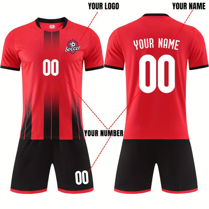 Customizable Youth Soccer Jersey Kit