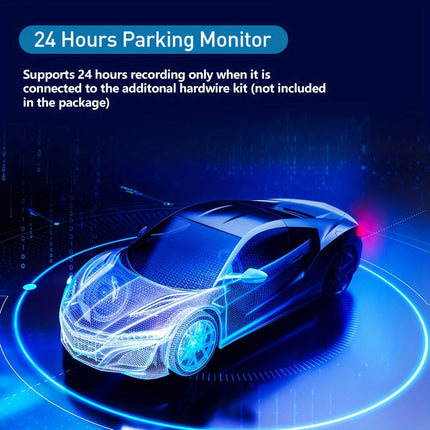 كاميرا لوحة القيادة ذات العدسة المزدوجة مع الرؤية الليلية