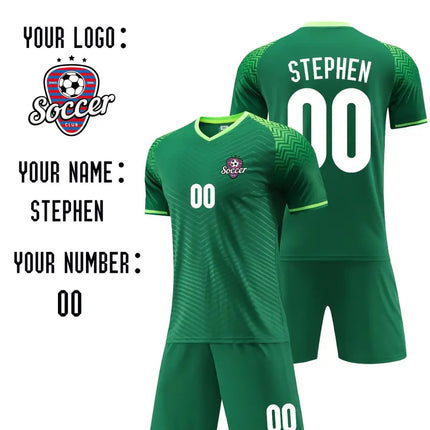 Customizable Youth Soccer Jersey Kit