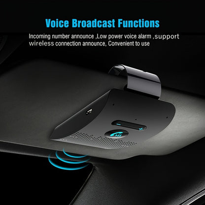 Wireless Car Speakerphone – Hands-Free Calls & Music on the Go