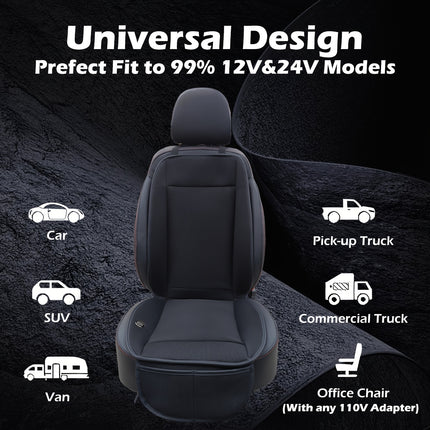 وسادة مروحة تبريد مقعد السيارة - حافظ على البرودة، وقُد بشعورٍ من الانتعاش