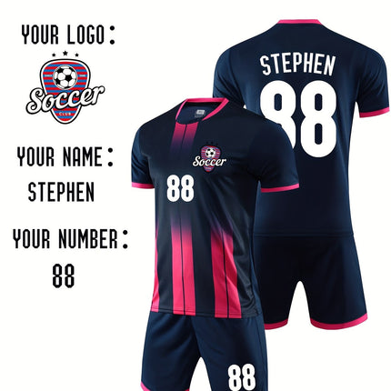 Customizable Youth Soccer Jersey Kit
