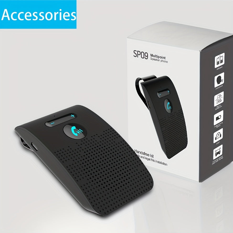 Wireless Car Speakerphone – Hands-Free Calls & Music on the Go