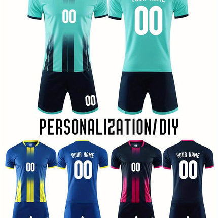 Customizable Youth Soccer Jersey Kit