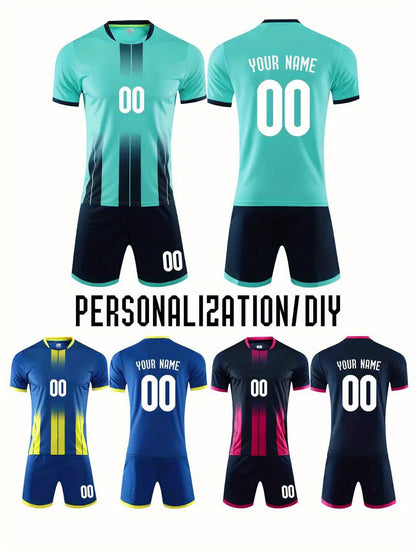 Customizable Youth Soccer Jersey Kit