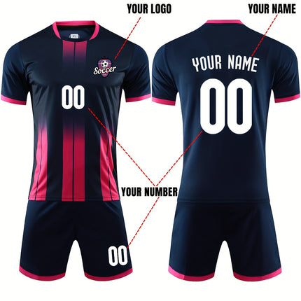 Customizable Youth Soccer Jersey Kit