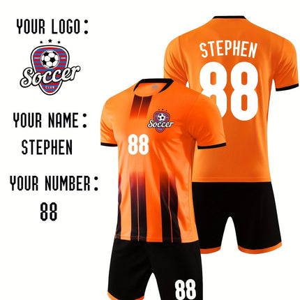 Customizable Youth Soccer Jersey Kit