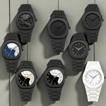 ساعة كوارتز رجالية بسيطة - أنيقة، بسيطة، خالدة