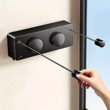 Retractable Clothesline – Double Line, Space-Saving